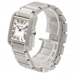 Cartier Tank Midsize W51011Q3 Stainless Steel Watch