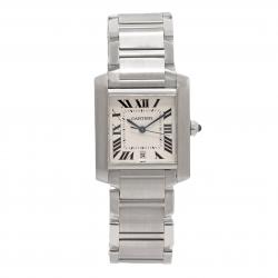 Cartier Tank Large W51002Q3 Stainless Steel Watch