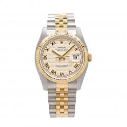 Rolex Datejust 36MM 116233 Ivory Dial Two Tone Watch