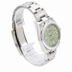 Unworn Rolex Oyster Perpetual Pistachio 34MM 124200 Watch