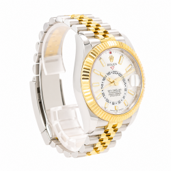 Rolex Sky-Dweller 42MM White Dial 336933 Two-Tone Watch