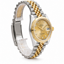 Rolex Datejust 41MM Champange Diamond Dial 126333 18K YG & SS