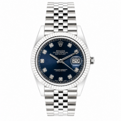 Rolex Datejust 41MM Factory Blue Diamond Dial 126334 Watch