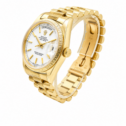 Rolex Day-Date 36MM 18078 18K Yellow Gold Bark Finish Watch