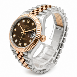 Rolex Datejust 31MM 278271 Everose Gold Factory Diamond Watch