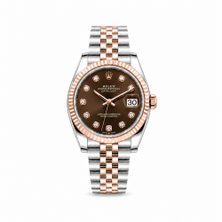 Rolex Datejust 31MM 278271 Everose Gold Factory Diamond Watch