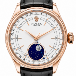 Rolex Cellini Moonphase 39MM 50535 18K Rose Gold Watch