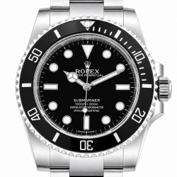 Rolex Submariner 41MM 124060 No Date Black Dial Watch