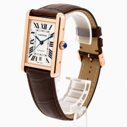 Cartier Tank Solo XL W5200026 18K Rose Gold Watch