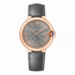 Cartier Ballon Bleu 40MM W6920089 18K Rose Gold Gray Dial Watch