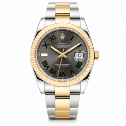 Rolex Datejust II 41MM 116333 "Wimbledon" Slate Grey Dial Watch