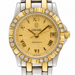 Concord Saratoga 23MM 1154949 Two Tone Watch