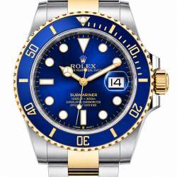 Rolex Submariner 40MM 116613LB Two-Tone Blue Dial Watch