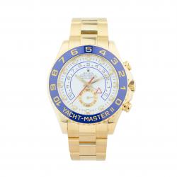 ROLEX YACHT-MASTER II 18KT YEllOW GOLD 44MM 116688 WATCH