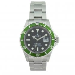 ROLEX SUBMARINER DATE "KERMIT" 16610LV WATCH